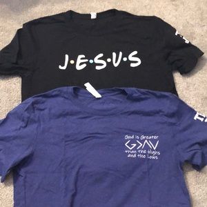 Set of two “team Jesus” tees
